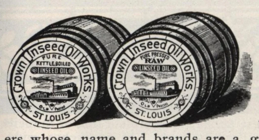 An illustration from Becker Moore Paint Company confidential price list., 1900, leaf 50