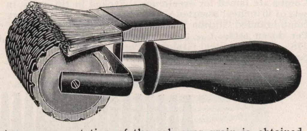 An illustration from Becker Moore Paint Company confidential price list., 1900, leaf 89