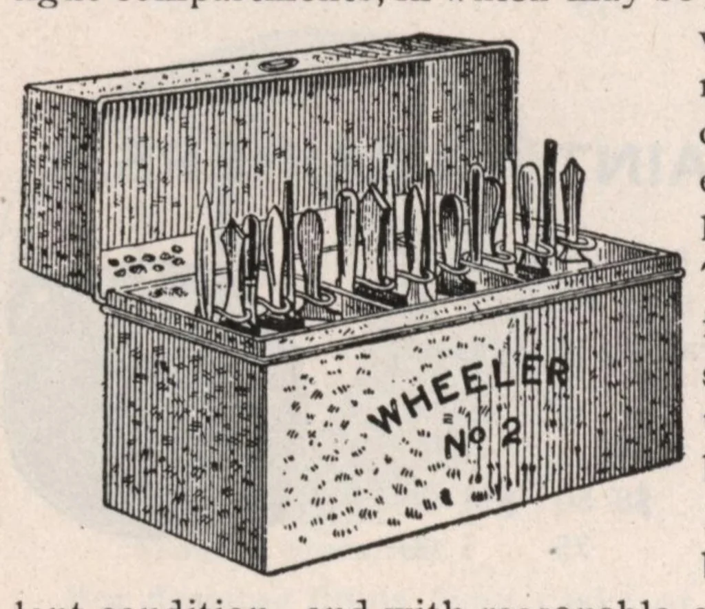 An illustration from Becker Moore Paint Company confidential price list., 1900, leaf 93