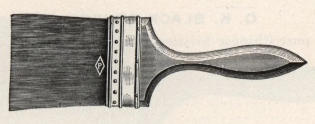 An illustration from Becker Moore Paint Company confidential price list., 1900, leaf 99