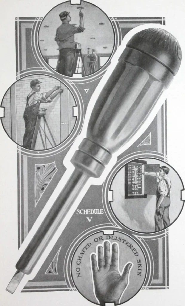 An illustration from Benjamin Electric Mfg. Co., manufacturers, wireless clusters and lighting specialties., 1912, leaf 70