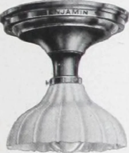 An illustration from Benjamin Electric Mfg. Co., manufacturers, wireless clusters and lighting specialties., 1912, leaf 26