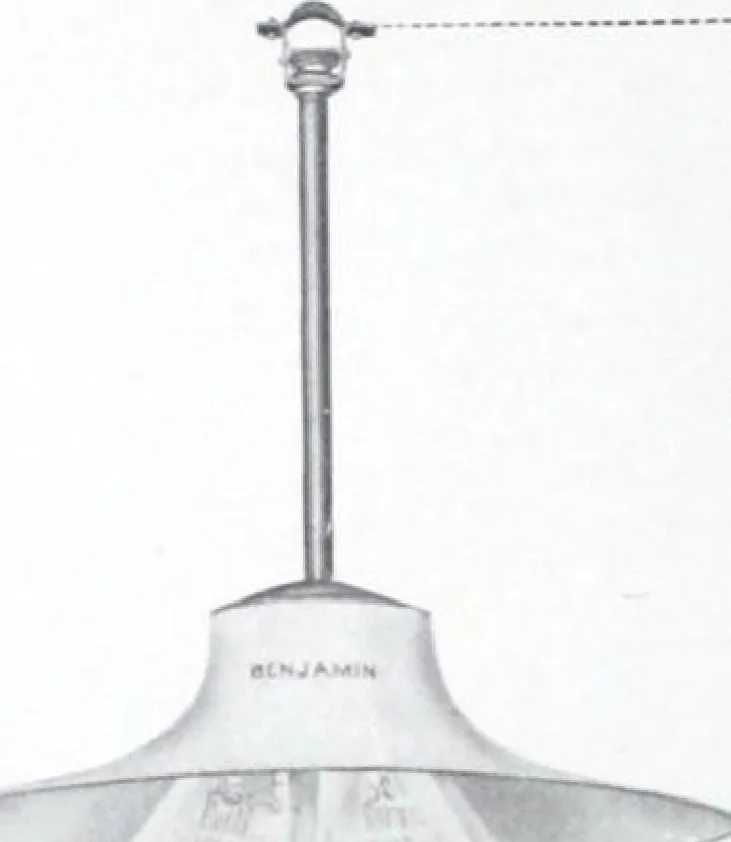 An illustration from Benjamin Electric Mfg. Co., manufacturers, wireless clusters and lighting specialties., 1912, leaf 33