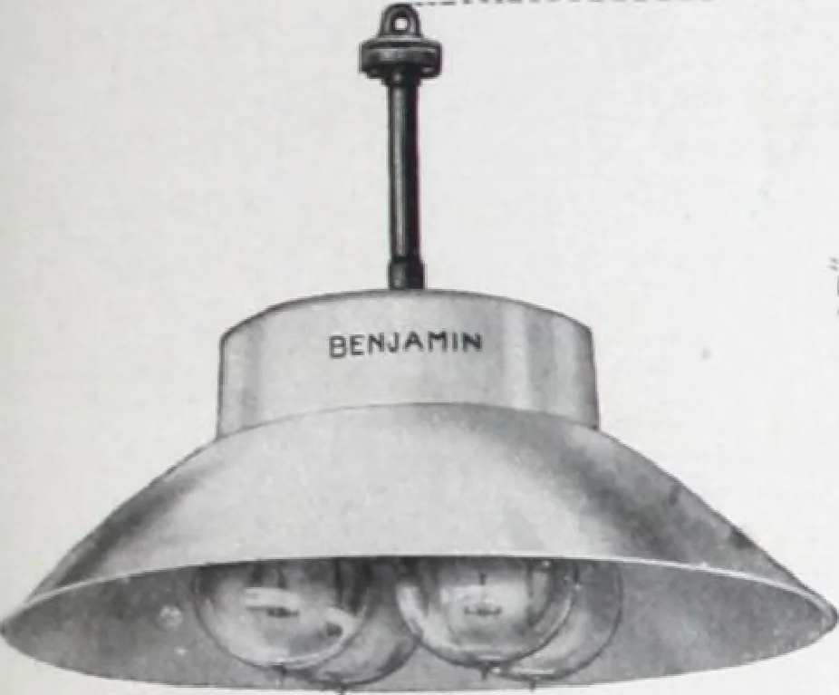 An illustration from Benjamin Electric Mfg. Co., manufacturers, wireless clusters and lighting specialties., 1912, leaf 34