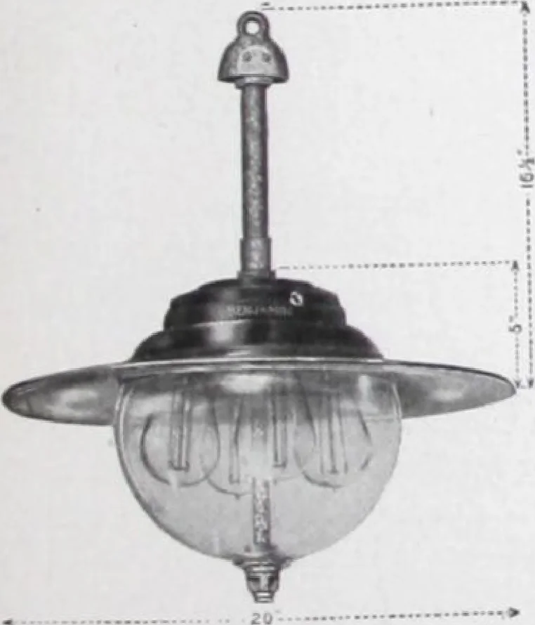 An illustration from Benjamin Electric Mfg. Co., manufacturers, wireless clusters and lighting specialties., 1912, leaf 36