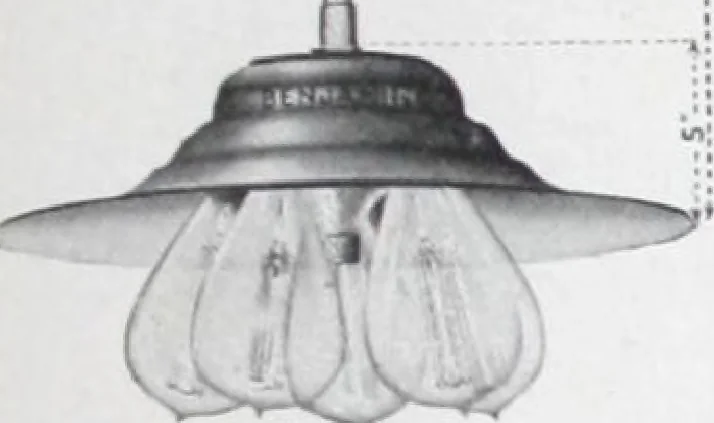 An illustration from Benjamin Electric Mfg. Co., manufacturers, wireless clusters and lighting specialties., 1912, leaf 36