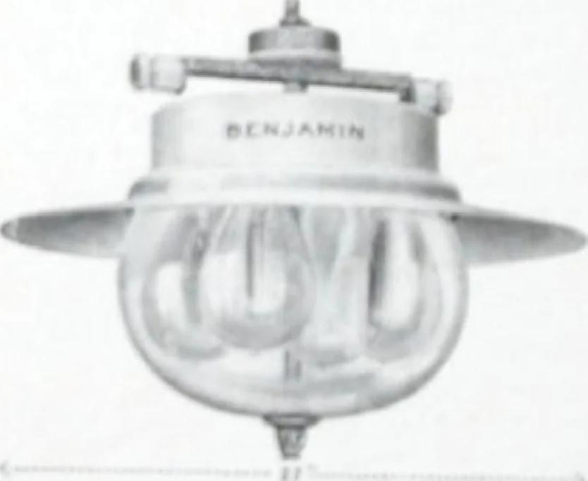An illustration from Benjamin Electric Mfg. Co., manufacturers, wireless clusters and lighting specialties., 1912, leaf 45