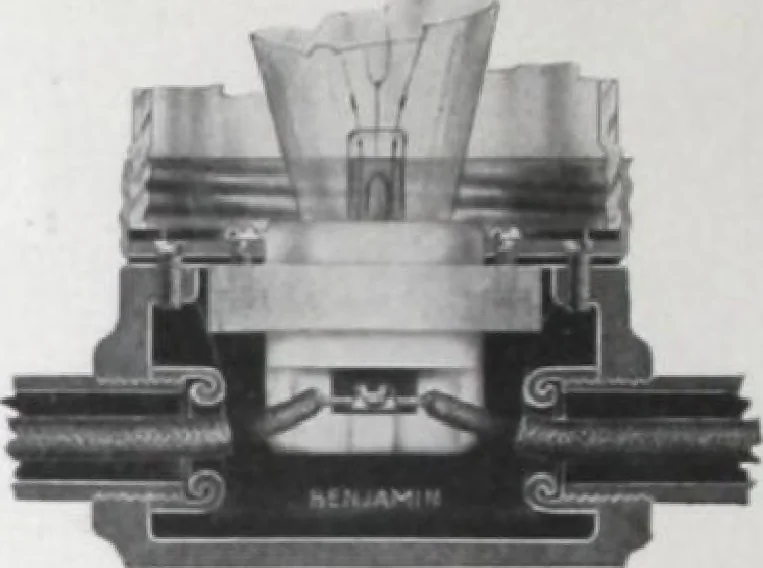 An illustration from Benjamin Electric Mfg. Co., manufacturers, wireless clusters and lighting specialties., 1912, leaf 53
