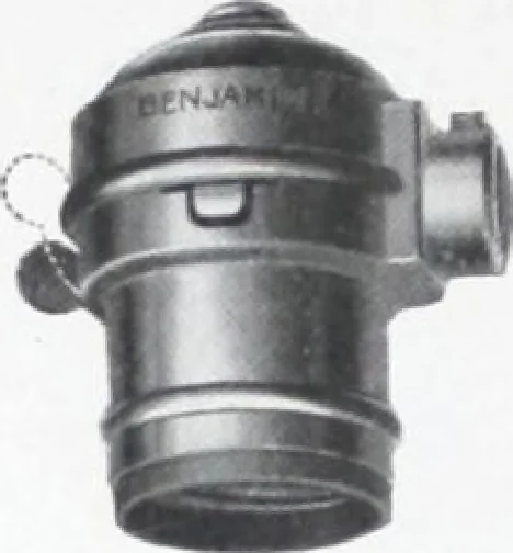 An illustration from Benjamin Electric Mfg. Co., manufacturers, wireless clusters and lighting specialties., 1912, leaf 57