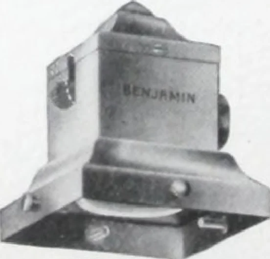 An illustration from Benjamin Electric Mfg. Co., manufacturers, wireless clusters and lighting specialties., 1912, leaf 57
