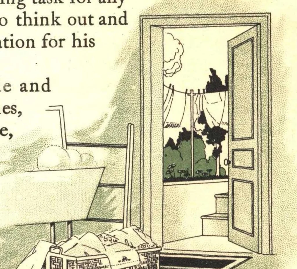 An illustration from Beautiful homes: hints on wood finishing and interior decorating., 1919, leaf 28