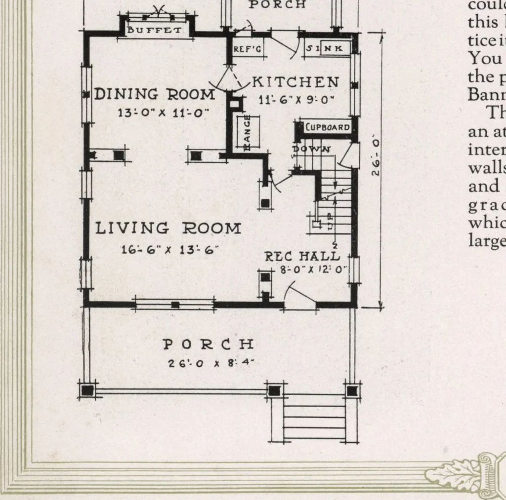 An illustration from Better built homes volume II, 1917, leaf 11