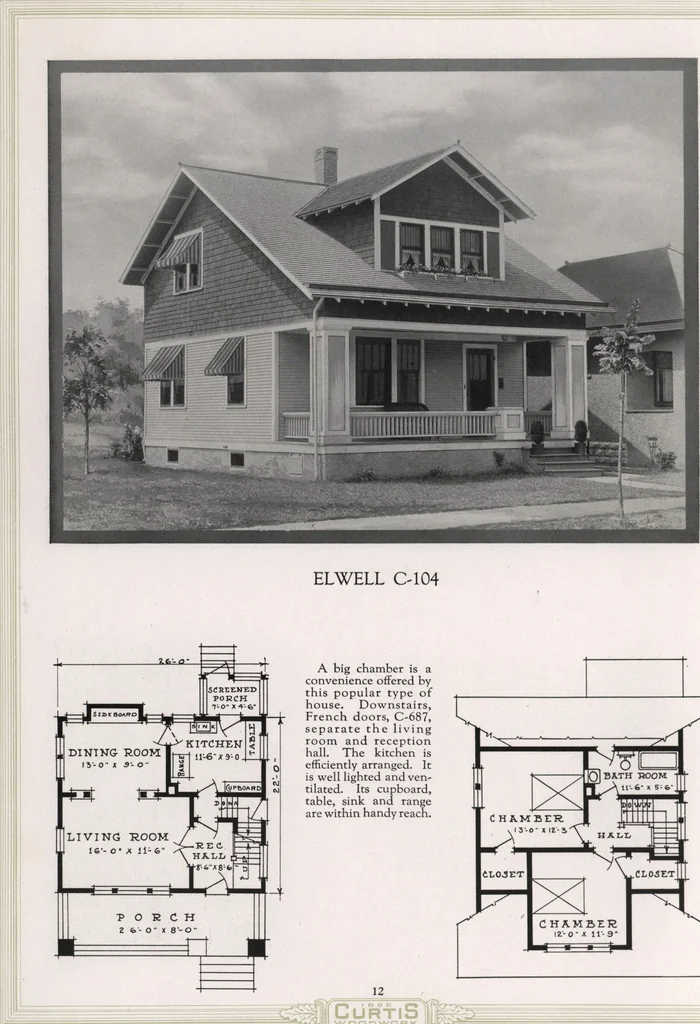 An illustration from Better built homes volume II, 1917, leaf 13