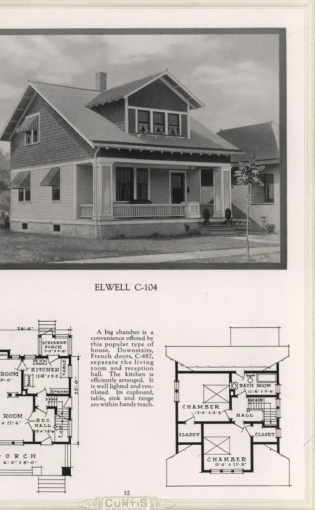 An illustration from Better built homes volume II, 1917, leaf 13