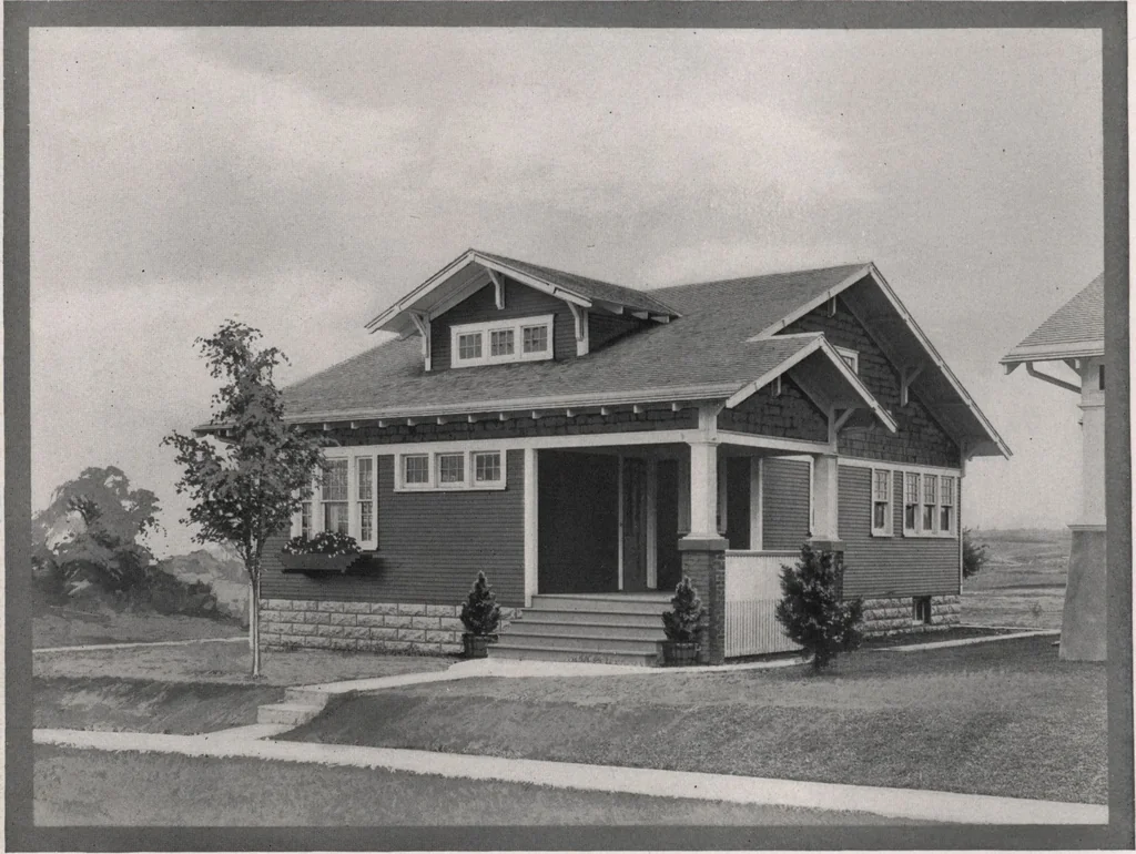 An illustration from Better built homes volume II, 1917, leaf 19