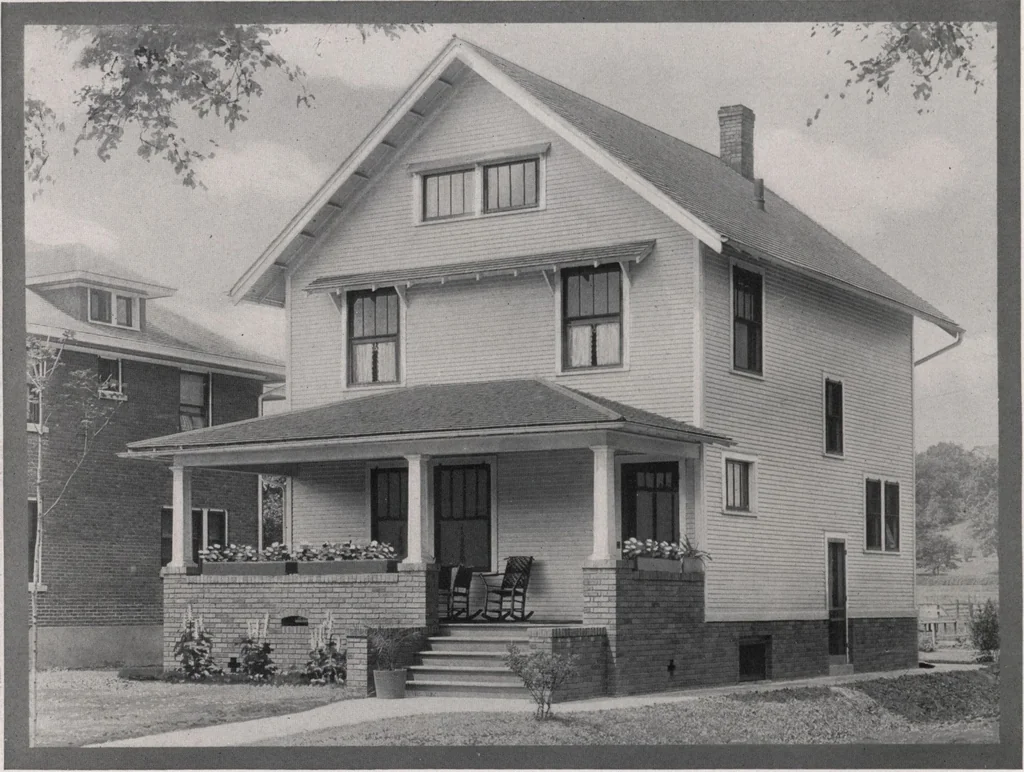 An illustration from Better built homes volume II, 1917, leaf 21