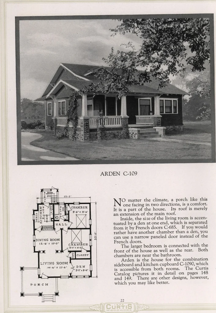 An illustration from Better built homes volume II, 1917, leaf 23