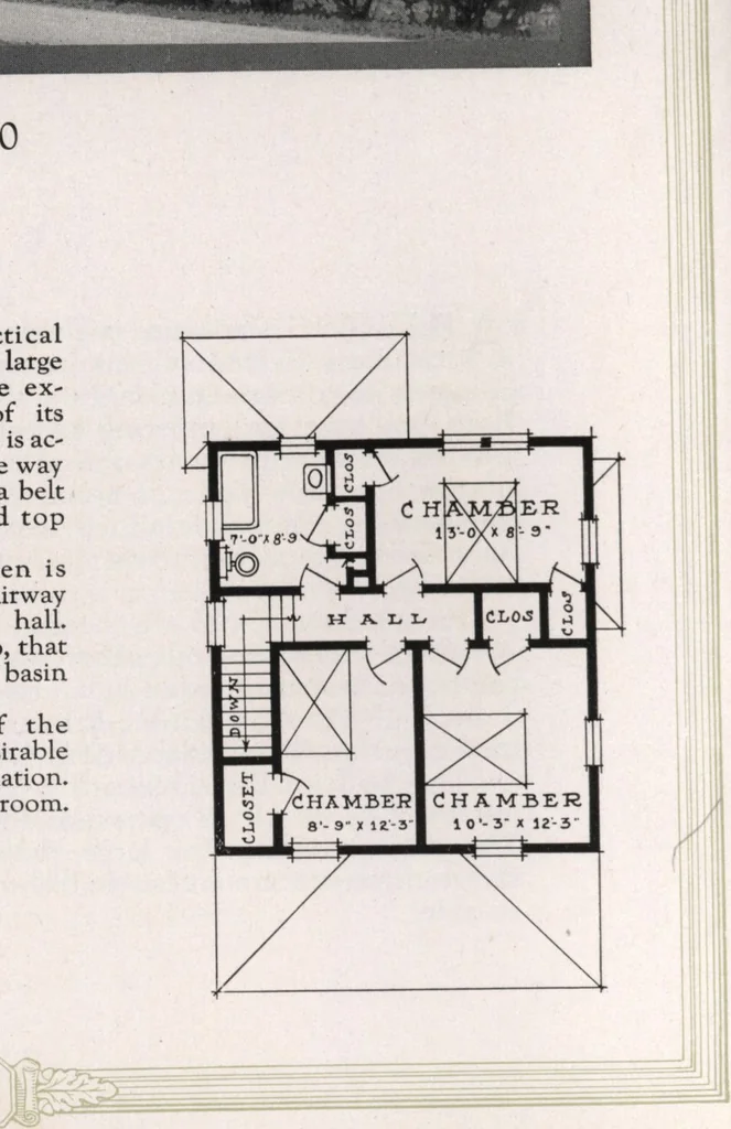 An illustration from Better built homes volume II, 1917, leaf 25