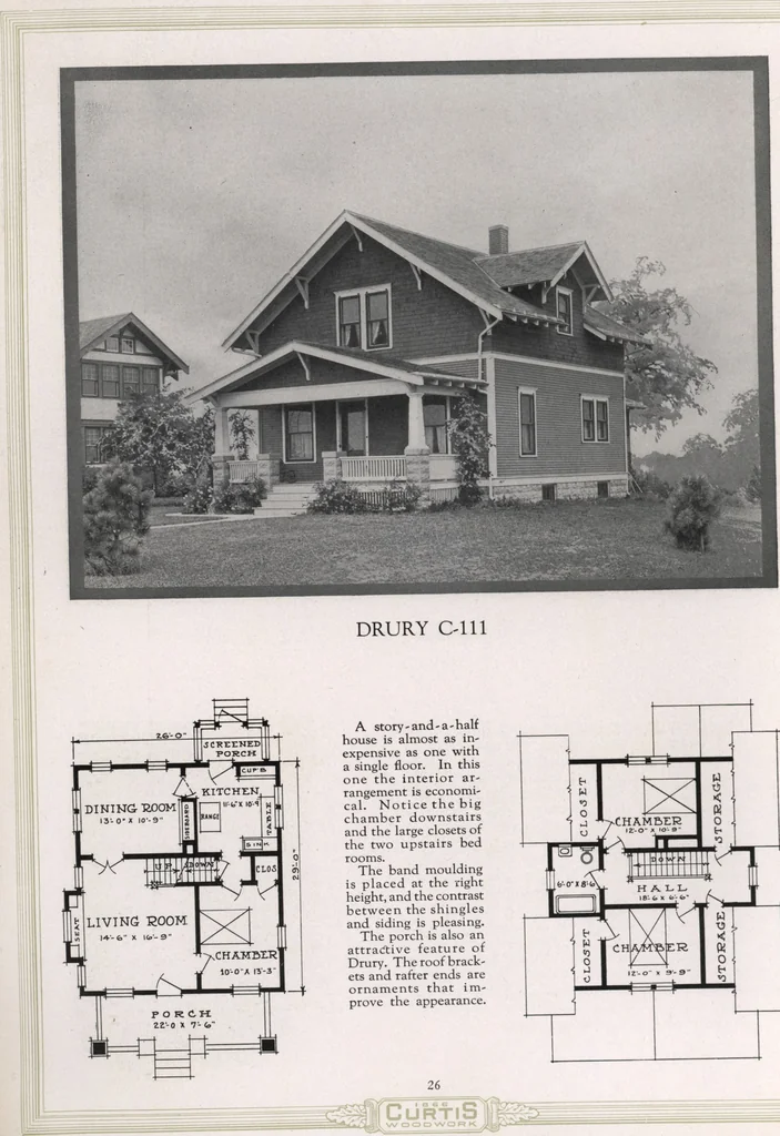 An illustration from Better built homes volume II, 1917, leaf 27
