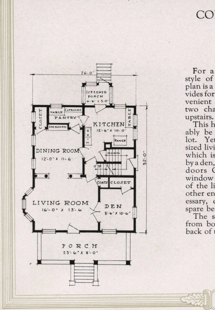 An illustration from Better built homes volume II, 1917, leaf 31