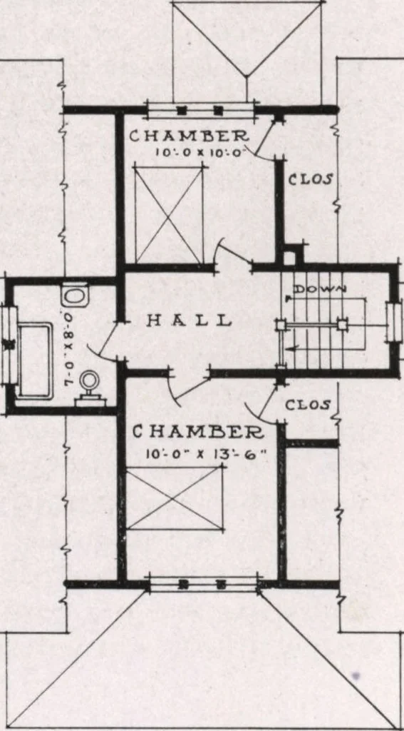 An illustration from Better built homes volume II, 1917, leaf 31