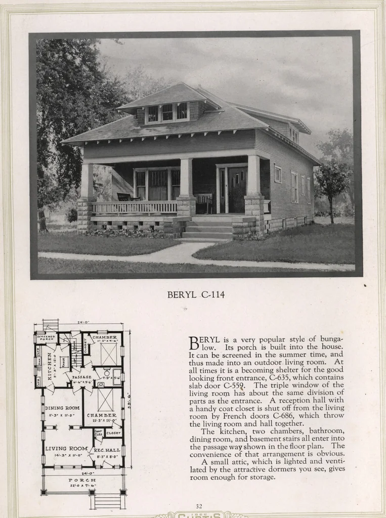 An illustration from Better built homes volume II, 1917, leaf 33