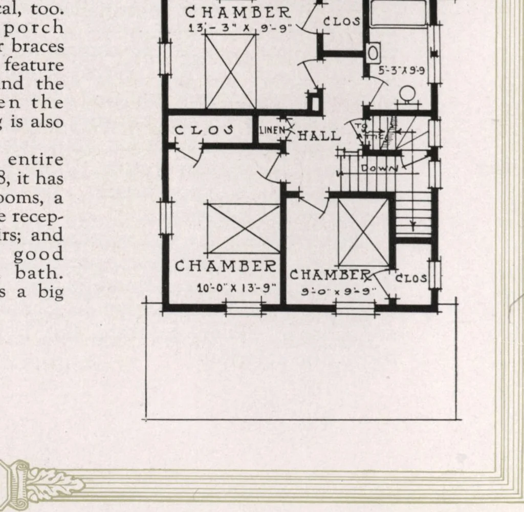 An illustration from Better built homes volume II, 1917, leaf 37