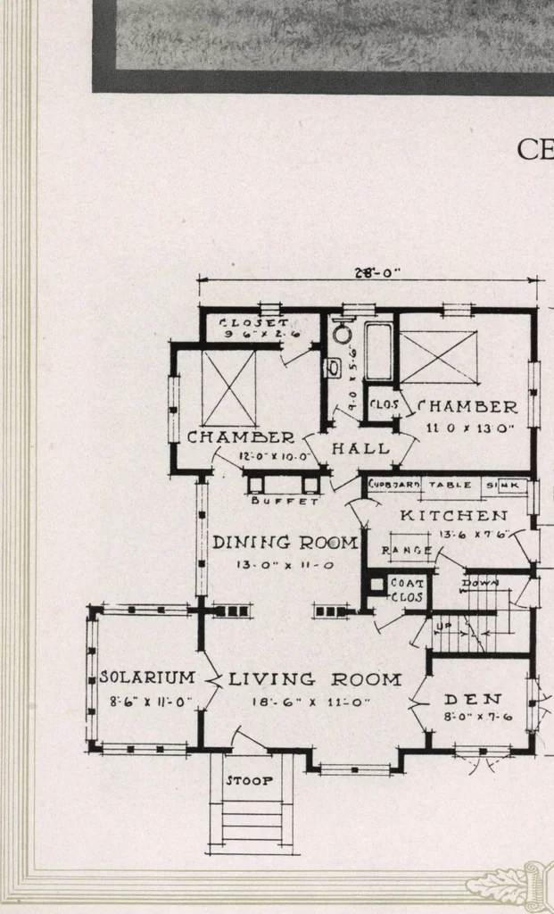 An illustration from Better built homes volume II, 1917, leaf 39