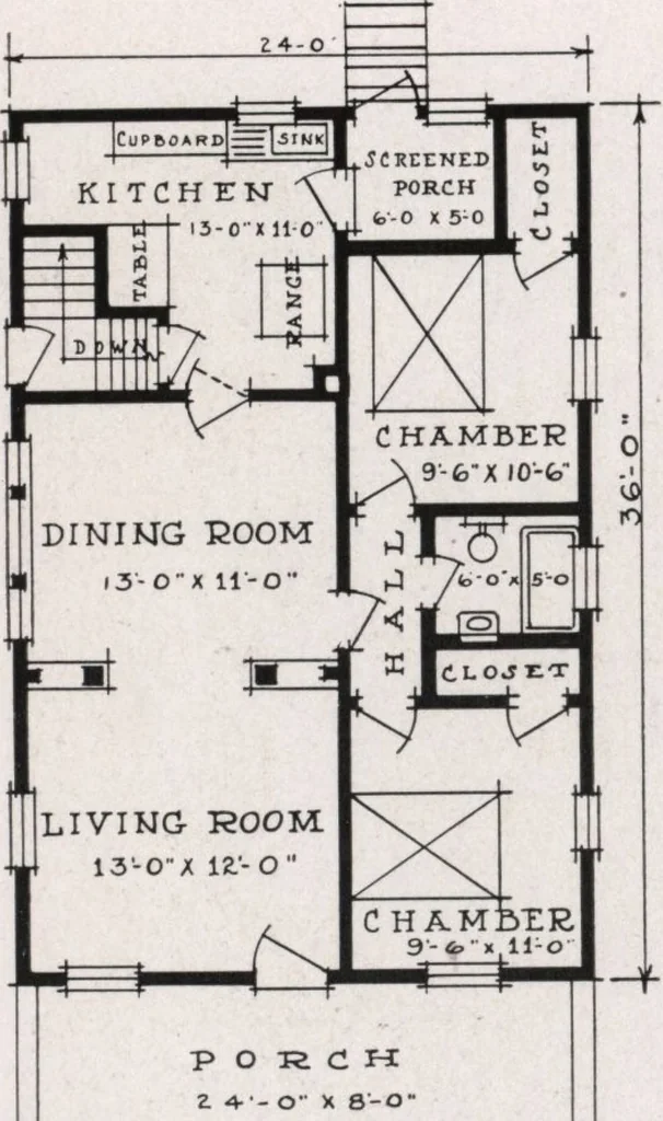 An illustration from Better built homes volume II, 1917, leaf 41