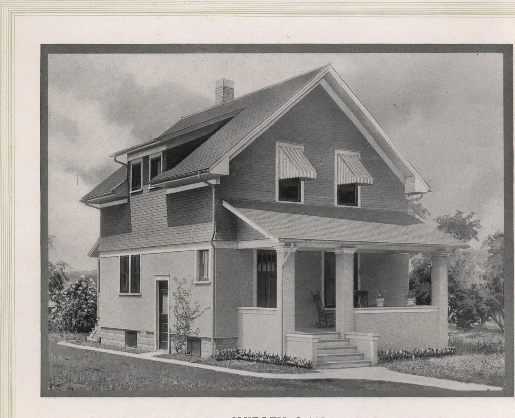 An illustration from Better built homes volume II, 1917, leaf 43