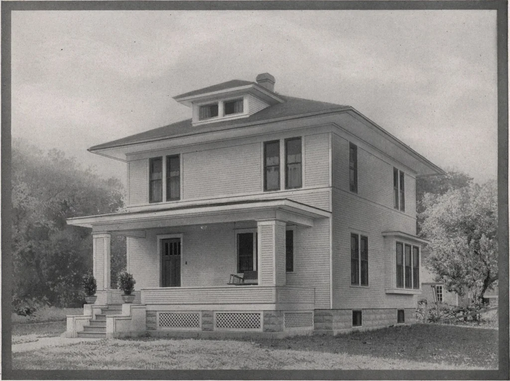 An illustration from Better built homes volume II, 1917, leaf 47