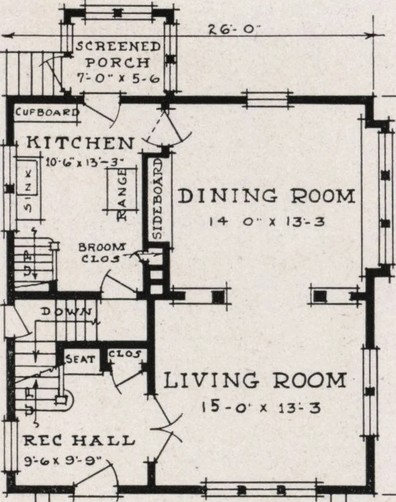 An illustration from Better built homes volume II, 1917, leaf 47