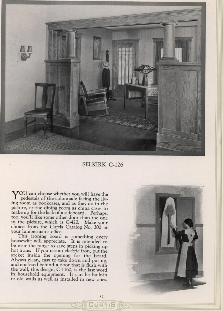 An illustration from Better built homes volume II, 1917, leaf 58
