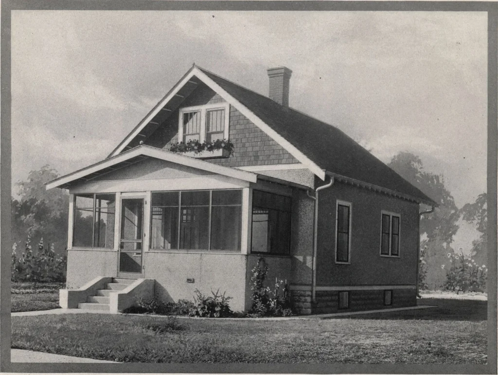 An illustration from Better built homes volume II, 1917, leaf 61