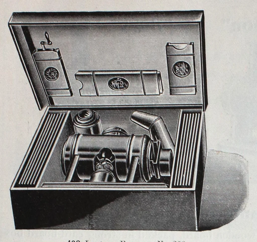 An illustration from Special Catalogue and Price List of Instructive Mechanical, Optical and Electrical Toys, 1902, leaf 7