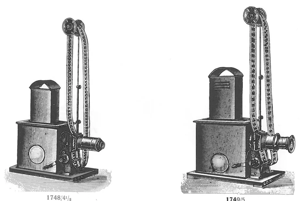 An illustration from Gebrüder Bing: Instructive Optical Toys, 1906, leaf 13