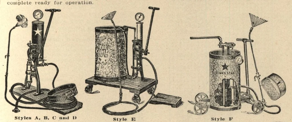 An illustration from Binks Spraying Machines : 1924, 1924, leaf 0
