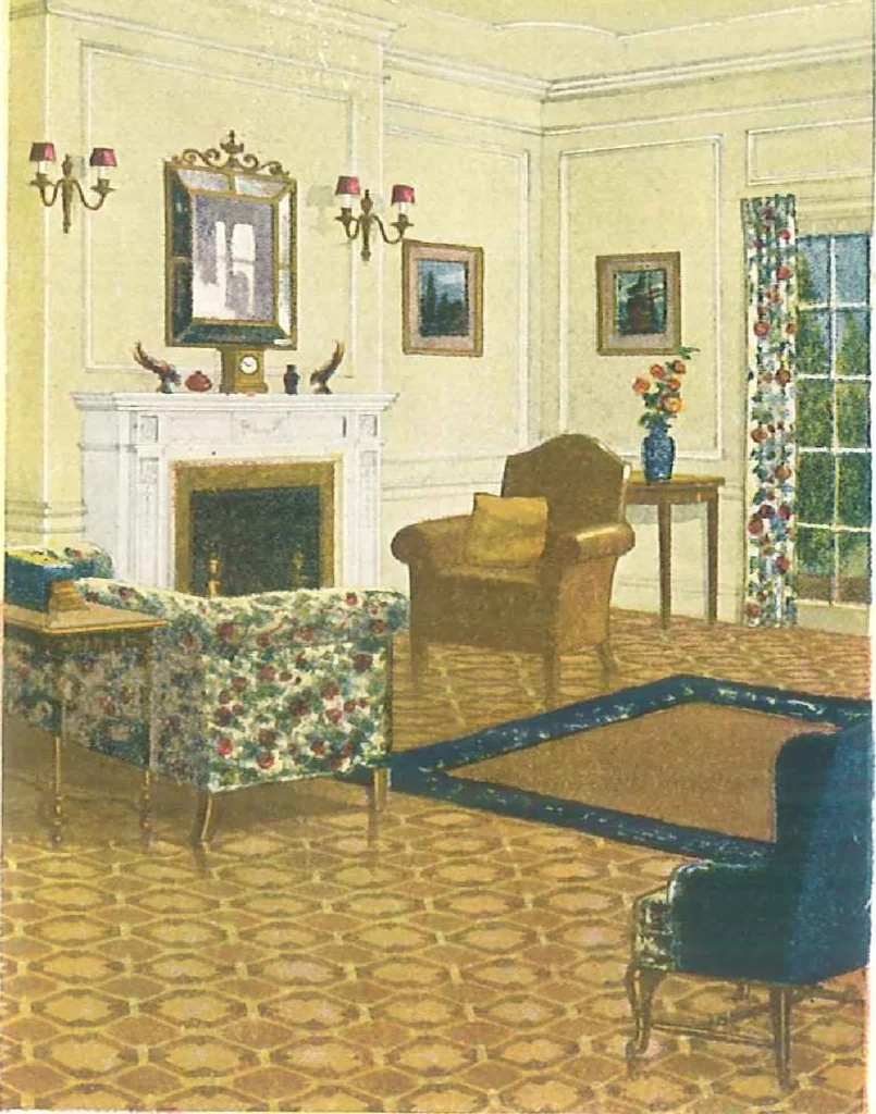 An illustration from Blabon art linoleum styles for 1921., 1921, leaf 10