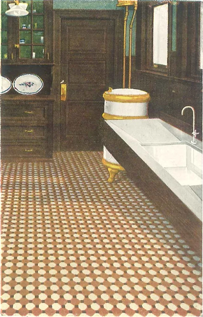 An illustration from Blabon art linoleum styles for 1921., 1921, leaf 12