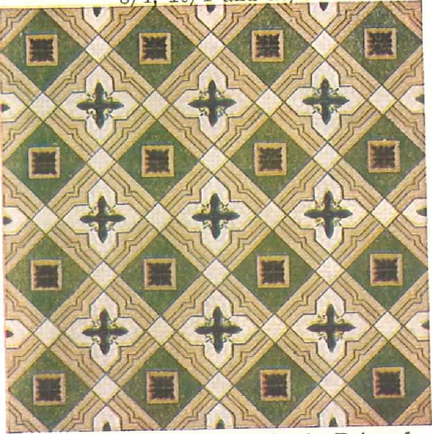 An illustration from Blabon art linoleum styles for 1921., 1921, leaf 44