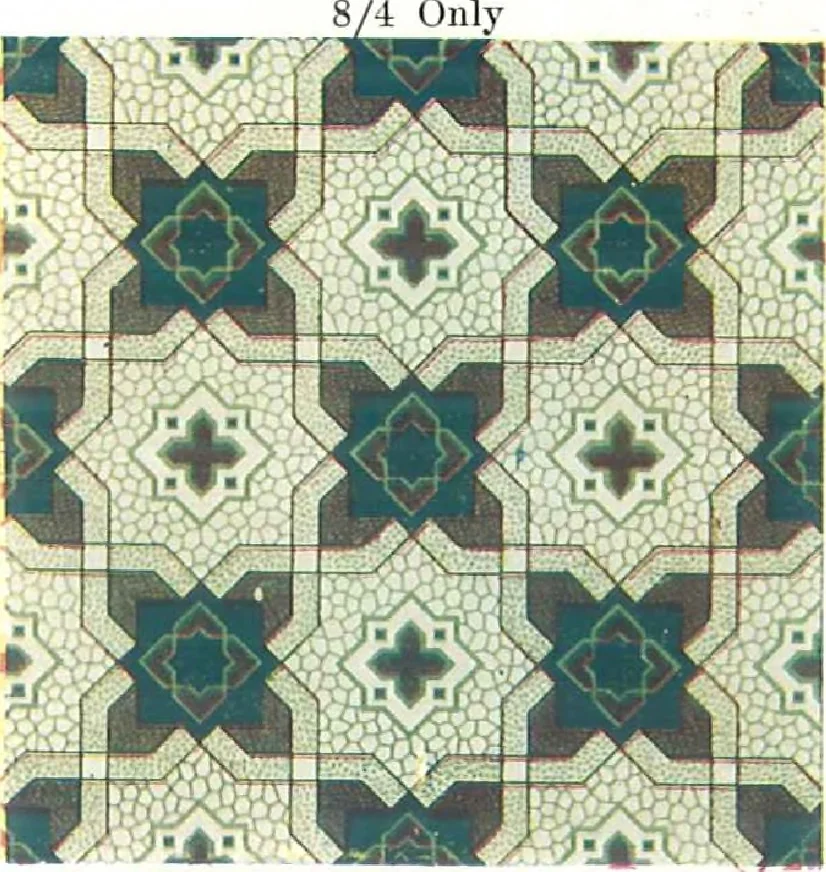 An illustration from Blabon art linoleum styles for 1921., 1921, leaf 51