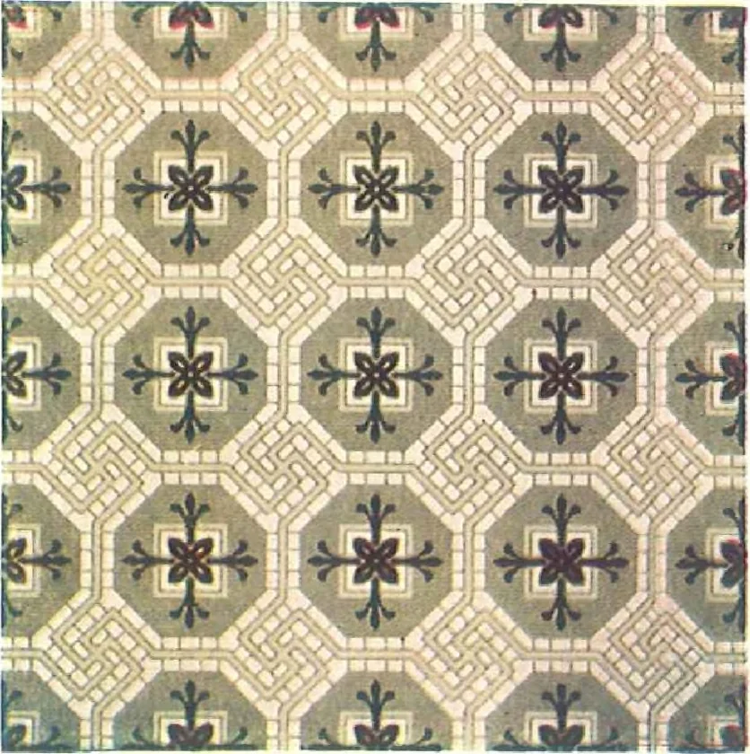 An illustration from Blabon art linoleum styles for 1921., 1921, leaf 69