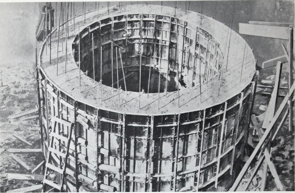 An illustration from Blawforms for light walls and foundations, 1919, leaf 15