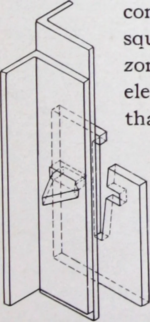 An illustration from Blawforms for light walls and foundations, 1919, leaf 18