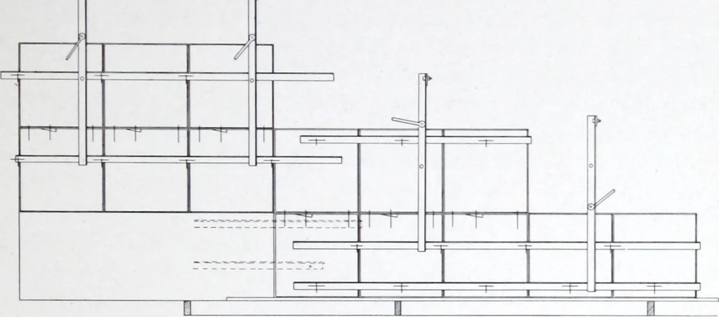 An illustration from Blawforms for light walls and foundations, 1919, leaf 24