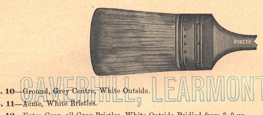 An illustration from Boeckh Brothers & Company : Brushes : 1901, 1901, leaf 1