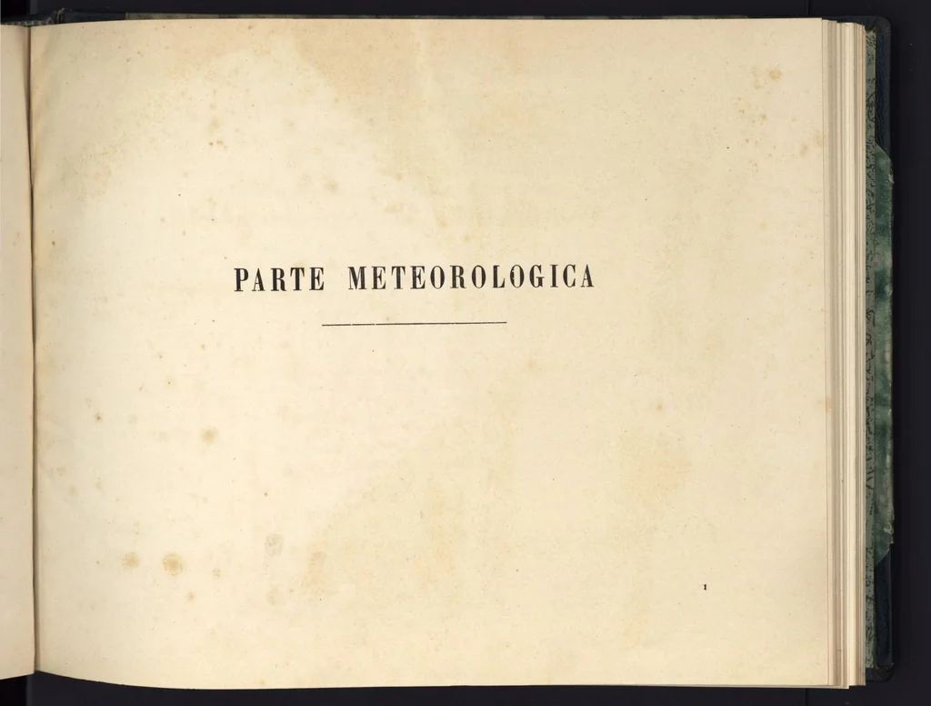 An illustration from Bollettino meteorologico ed astronomico del Regio Osservatorio dell'Università di Torino, 1874 (vol. 9), 1874, leaf 0