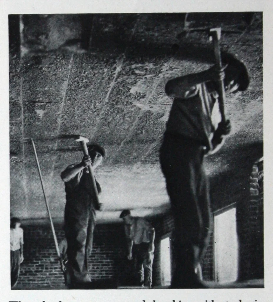 An illustration from Bonding surfaces on concrete produced by bonding Con-Tex, not a bonding paint., 1926, leaf 3