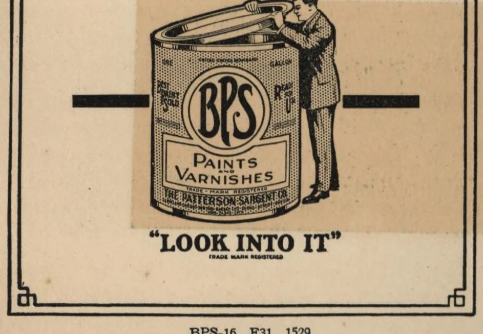 An illustration from BPS house paint., 1930, leaf 6