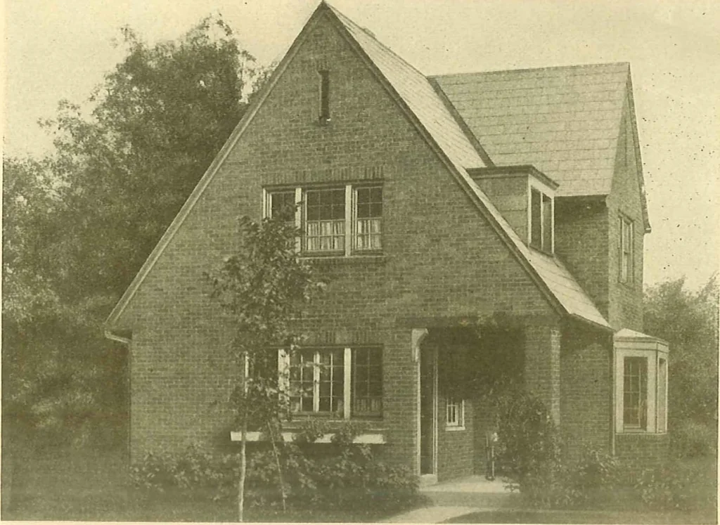 An illustration from Brick homes, 1922, leaf 12